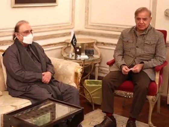 وزیراعظم شہباز شریف اور آصف علی زرداری کی ملاقات