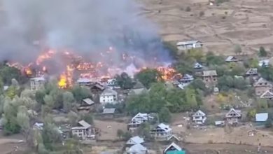 کشتواڑ: آتشزدگی کے بھیانک واقعے میں 70 سے زائد مکانات خاکستر