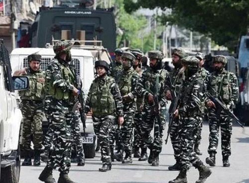 سرینگر میں بھارتی فوجیوں کی محاصرے اورتلاشی کی کارروائی